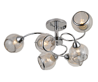 Люстра Ø730 x 260, мм, 6*40W (240W), CHROME (Хром) Rilon 06651/6 CHROME