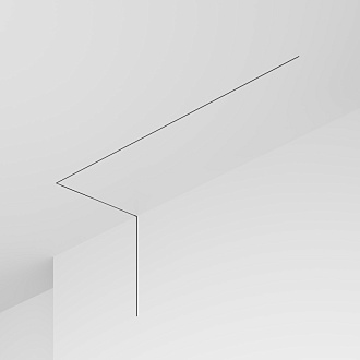 Шинопровод встраиваемый 200*5*1,5 см, Maytoni Technical  Busbar trunkings Levity TRX184-132B черный