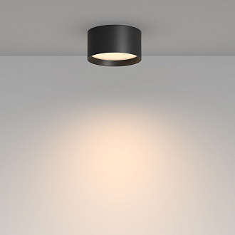 Потолочный светильник 12*6,4 см, LED 12W 3000K Maytoni Technical Ceiling Glare C091CL-12W3K-B черный