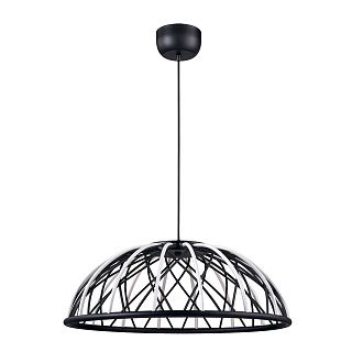 Подвесной светильник 22*60 см, 1*LED, 25W, 3000K Divinare Cervantes 1868/06 SP-25, Черный