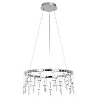 Подвесной светильник 18*56 см, 1*LED, 40W, 4000K Divinare Rotondo 1019/02 SP-46, Хром