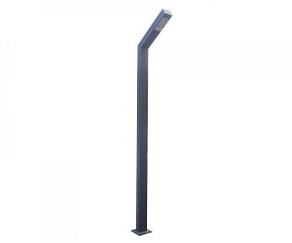 Уличный светильник 300 см, 30W, 4000K, Kink Light 09202-F(220V/Solar),16(05), серый