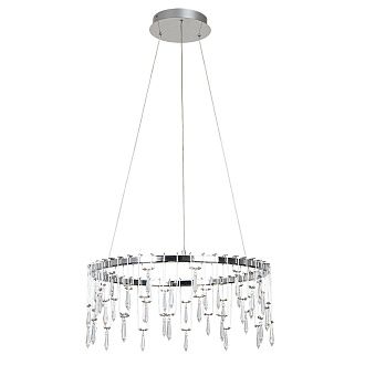 Подвесной светильник 18*56 см, 1*LED, 40W, 4000K Divinare Rotondo 1019/02 SP-46, Хром