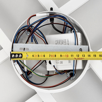 Люстра 117 см, 80W, 3000-5500K Citilux CL203140 Стиг Белый