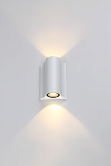 Светильник 8*19 см, 10W, 3000К, 600 Lm, IP54, 2-3 м2 NOVOTECH CALLE 357519, LED, 10W, белый