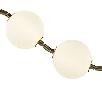 Светильник 130*20*100 см, Led 10*6W 4000К Бронза Kink Light Стин 07623-10A,20