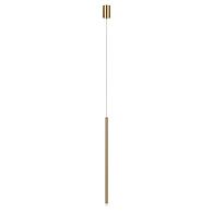 Подвесной светильник *2*60 см, 1*LED*3W, 4000K, Loft It Reed 10358/600 AB, Матовая латунь