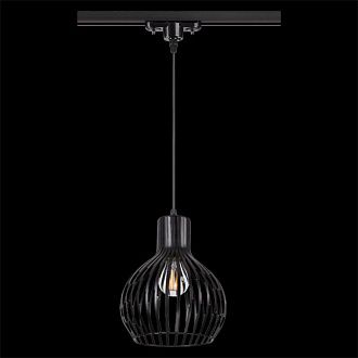 Трековый светильник Novotech Zelle 370425, черный, 23.5x20x20см, Е27, 50W