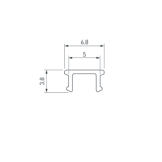Экран Arlight 019324 200*0,7* см. Цена указана за 2 метра. Продается кратно 2 метрам.
