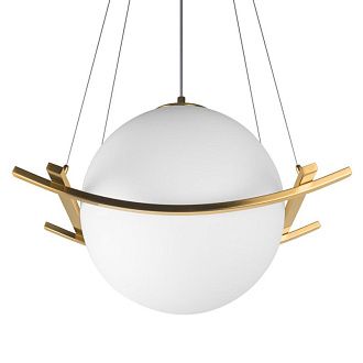 Подвесной светильник 43*43*-32,5 см, 1*E27*40W, LOFT IT Swing 10424/300, бронзовый