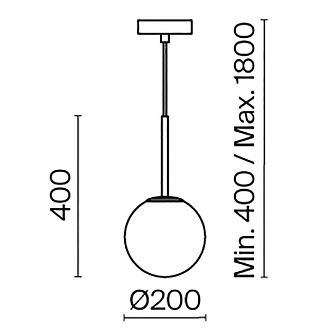 Светильник 20 см, Maytoni Basic form MOD321PL-01W1, белый
