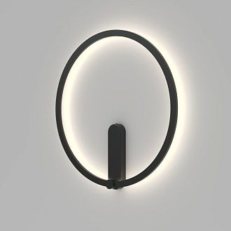 Настенный светильник 52 см, 24W, 3000-6500K, Denkirs Round DK5035-BK, черный