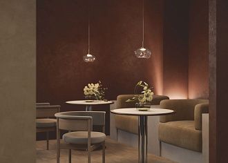 Подвесной светильник *20*35-324 см, *LED*5W, 3000K, Maytoni Malleata MOD516PL-L5PT3K, Платина