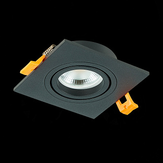 Встраиваемый светильник 9/8 см, GU10, IP20 ST LUCE ST251.408.01 Черный, вр 8 см