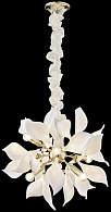 Подвесная люстра 50*120 см, 9*E14, 360W, Wertmark Miranda WE123.09.303, золотой