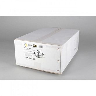 Подвесная люстра 80*150 см, 8*E14, 60W, Omnilux Omnilux 777 OML-77733-08, бронзовый