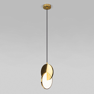 Подвесной светильник светодиодный 18 см 4200K 11W Eurosvet  Lang 50225/1 LED золото