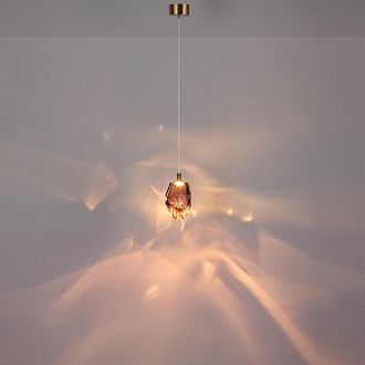 Подвесной светильник 9*14*250- см, 1*LED*4W, 3000K, Odeon Light Gemme 7113/4LC, цветной
