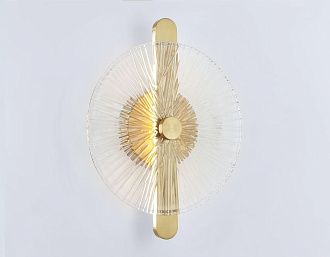 Бра 28*7*35- см, **W, 3000K, Ambrella Light High Light LH31143, латунь