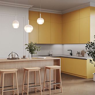 Подвесной светильник 25*25*337 см, 1*E27*60W, Maytoni Duality MOD271PL-01W3, черный