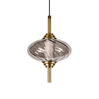 Подвесной светильник *15*-22,5 см, 1*LED*30W, 4000K, LOFT IT Helix 10421/C Smoke, бронзовый