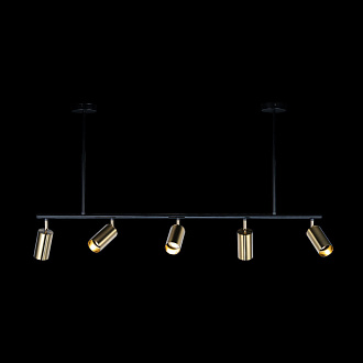 Подвесная люстра Loft IT Tribes 8120P-5, черный-бронза