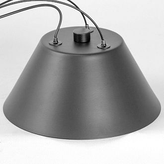 Люстра подвесная *80*45-150 см, 20*led*3W, 4000K, Lussole Hopkins LSP-7408, черный