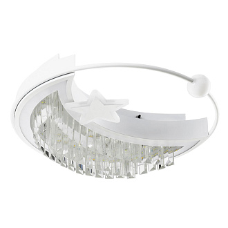 Светильник 46*46*20 см, LED 80W, 3000 / 6000K, Белый LED4U L8024-450 WT