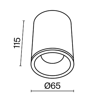 Светильник GU10*50W*-К Maytoni Technical Zoom, Черный C029CL-01-S-B, IP65