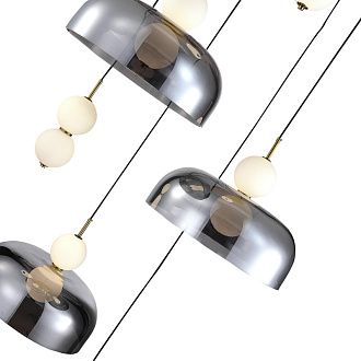 Светильник подвесной 1*LED*42W, St Luce Ode SL6112.203.42, золотистый