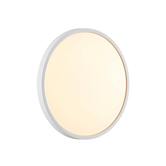 Cветильник 30*2,5 см, LED 24W, 3000/4000 К, IP40, белый, пластик Sonex Alfa White, 7659/24L