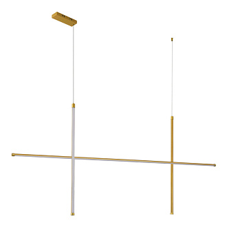 Светильник подвесной 176* см, LED*1*50W, 3000K, St Luce Retico SL6207.203.50, Матовое золото