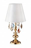 Настольная лампа, 25 см, золото,  Crystal Lux MERCEDES LG1 GOLD/COLOR