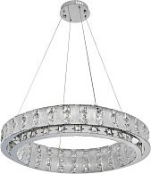 Люстра подвесная 80 см, 100W, 3000-6000K, Stilfort 4037/09/08P, хром