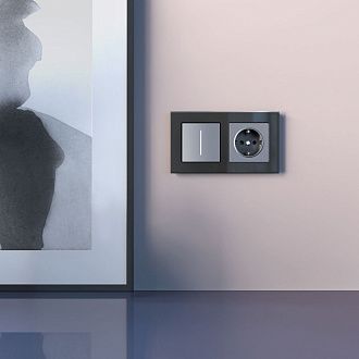 W3443106 Умный сенсорный диммер, серебряный Werkel, 4690389195440