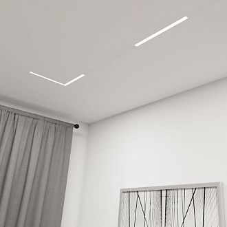 Светильник на шине 40,6*2,5*4,1- см, *LED*18W, 2700-6000K, Denkirs SMART LINEAR DK8004-CONN-WH, белый алюминий