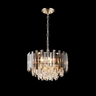 Люстра Ø450 x H300 (530), мм, 6*40W (240W), H GOLD (Золото) NewRgy DM50-ф450*H300(530)SM H GOLD