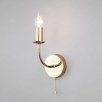 Классический настенный светильник 15 см Eurosvet Santi 60139/1 золото