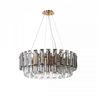 Люстра подвесная 60*60*60/120 см, 8*E14 40W Бронза, Дымчатый, Прозрачный Stilfort Ton 2159/05/08P