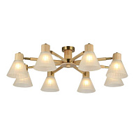 Потолочный светильник 90*25 см, 8*E27*60W  Arte Lamp Meleph A4096PL-8BR коричневый