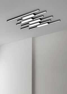Потолочный светодиодный светильник Inodesign Line Black 44.7411