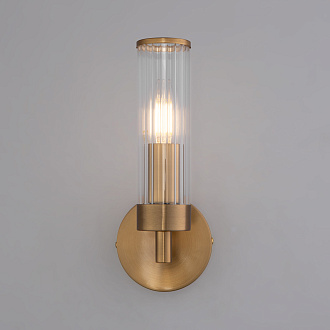 Бра 15*15*24 см, 1*E14, W,  Eurosvet Oriens 60166/1, латунь