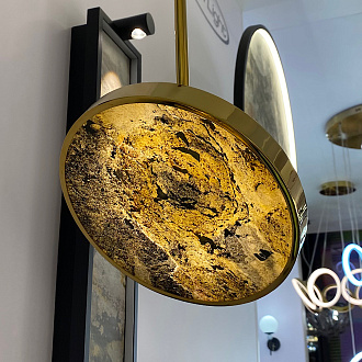 Подвес 19*19*214,4 см, 1 Е27*10W, Odeon Light Bergi,  5064/1A