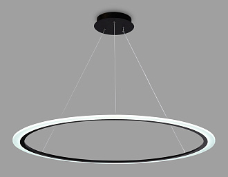 Светильник подвесной 96*77 см,  90W, 3000К, черный Ambrella Acrylica Original FA4353