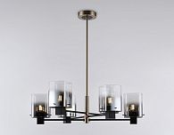 Подвесная люстра **69- см, 6*E14*40W, K, Ambrella Light High Light LH57041, черный, темная латунь