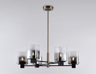 Подвесная люстра **69- см, 6*E14*40W, K, Ambrella Light High Light LH57041, черный, темная латунь