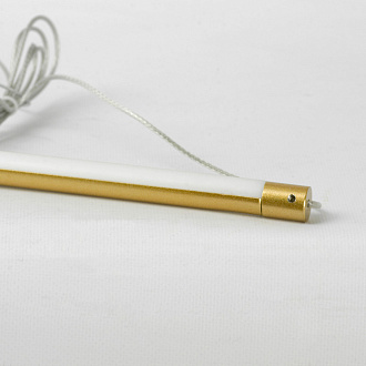 Подвесной светильник 7*140 см, 1*LED*20W 4000K Lussole Gilmer LSP-0931 матовое золото