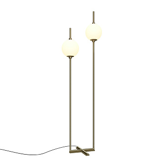 Торшер 44*18*150 см, LED*12W, 3000 К, The Sixth Sense Z020FL-L12BS3K Maytoni, Латунь