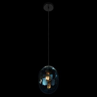 Подвесной светильник *18*-27,5 см, 1*E27*40W, LOFT IT Bubble 10427 Blue, черный