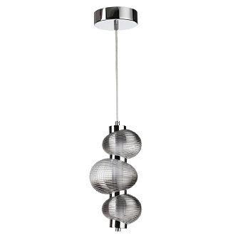 Подвесной светильник 16 см, 12W, 4000K, Odeon Light L-vision Bruco 5096/12L, хром